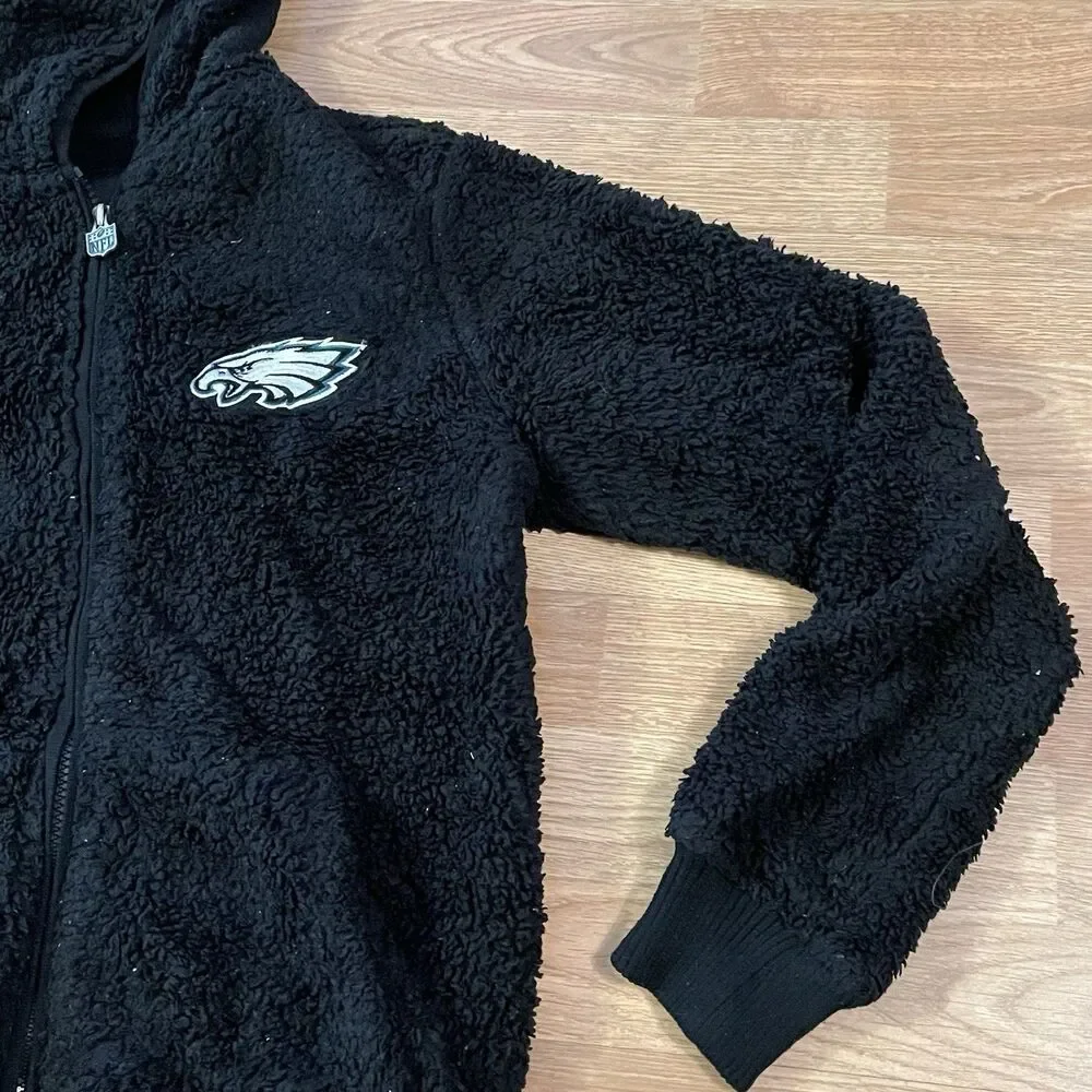Philadelphia Eagles zip up Hoodie Sweatshirt Size Small NFL Pro Line - Picture 4 of 13